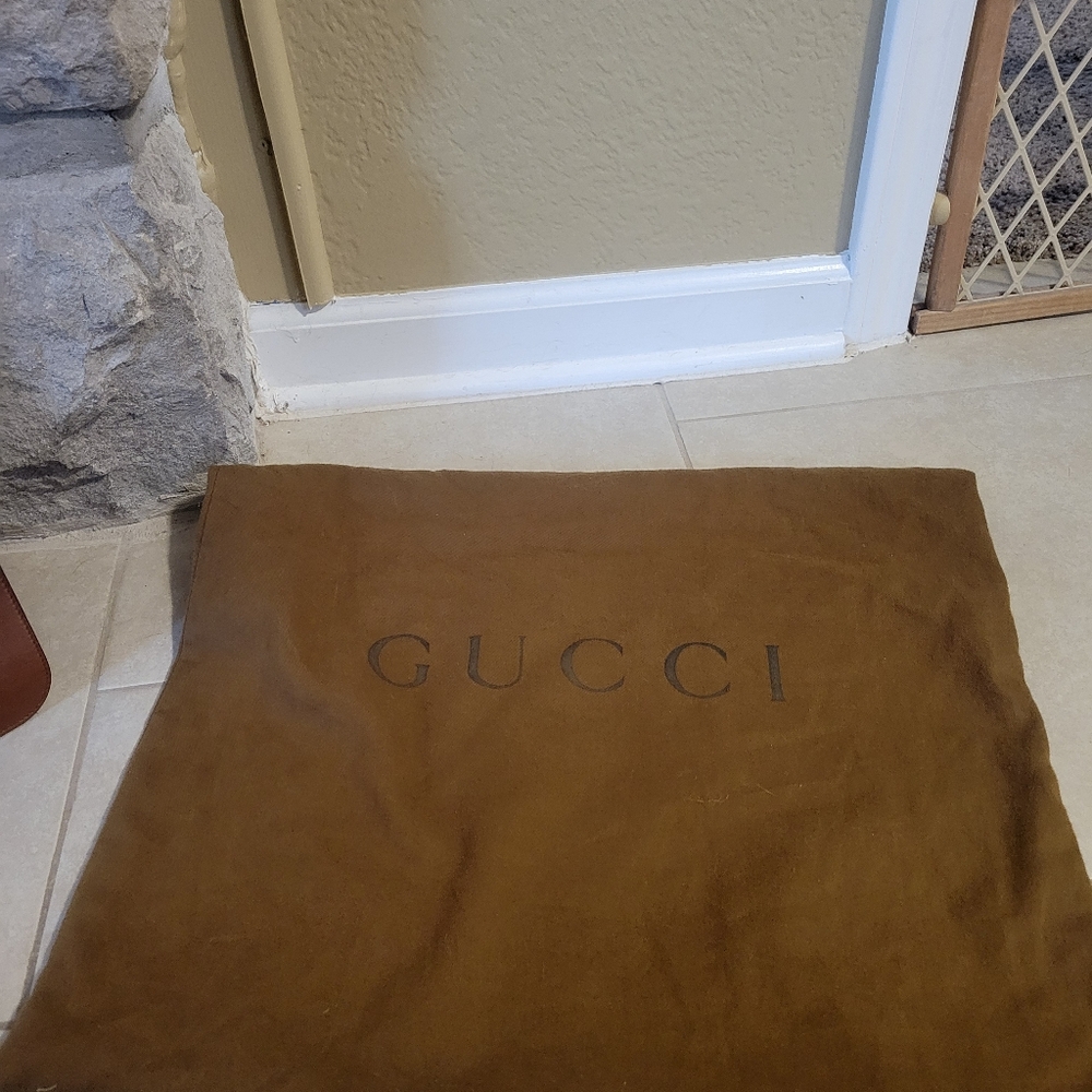 Gucci Beige/Brown Python Bag With Leather Tote - image 4